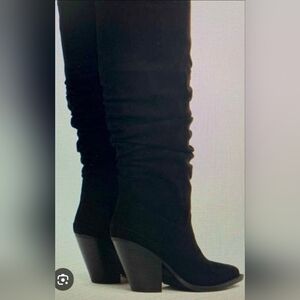 Fashion Nova Black Heeled Boots